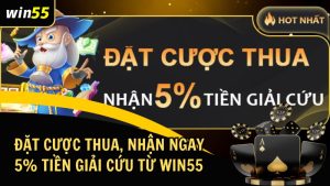 Đặt Cược Thua, Nhận Ngay 5% Tiền Giải Cứu