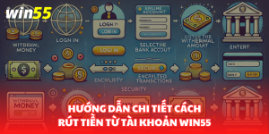 Hướng dẫn chi tiết cách rút tiền từ tài khoản Win55